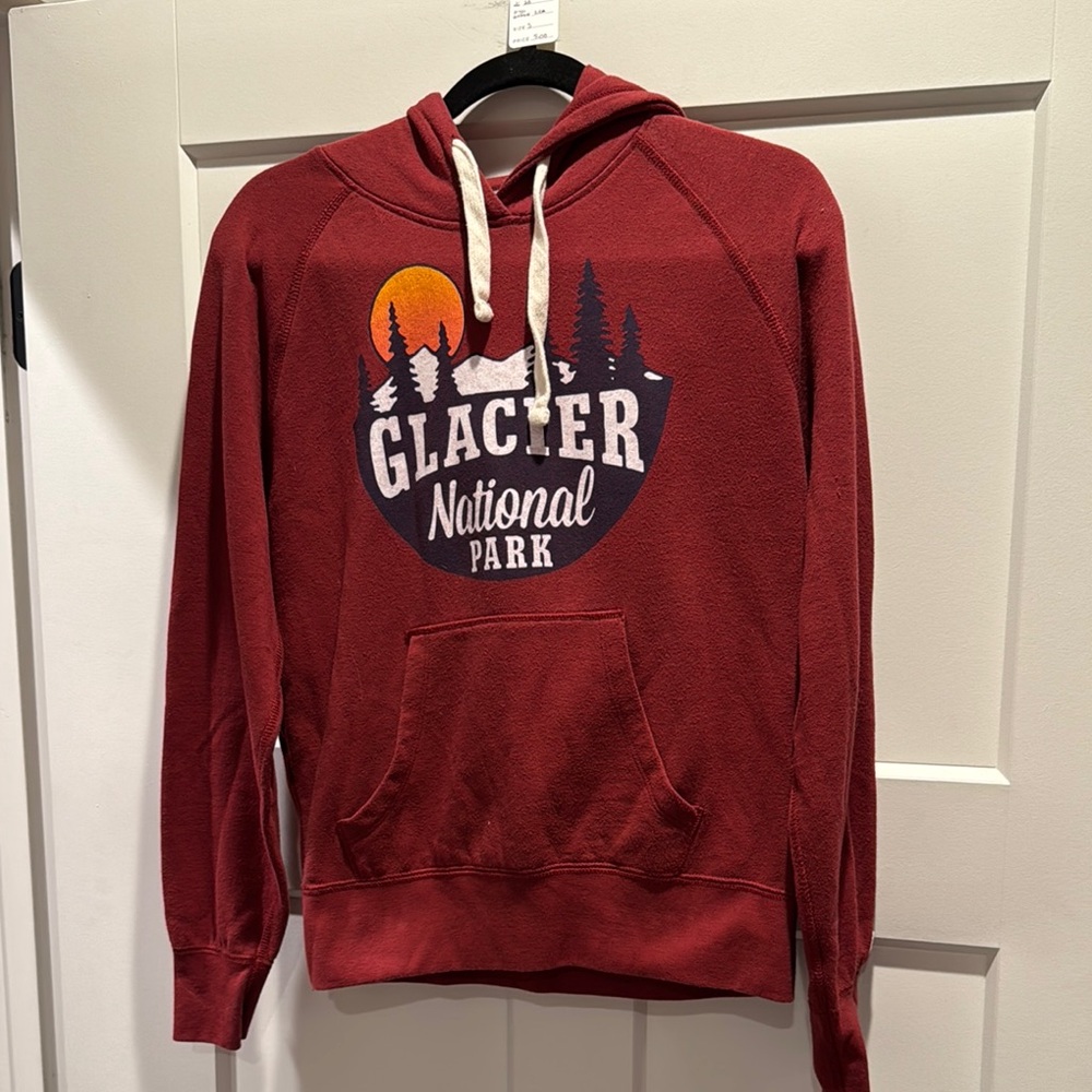 EUC Red Glacier National Park Graphic Hoodie